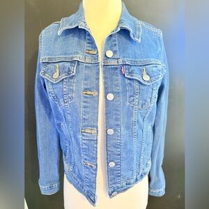 Levi's Women's Midwash Blue Denim Jacket Medium